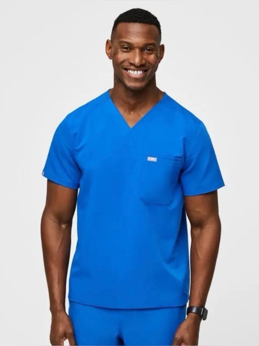 Men’s Figs Leon 3 pocket scrub top L workwear hospital medical nurse doctor